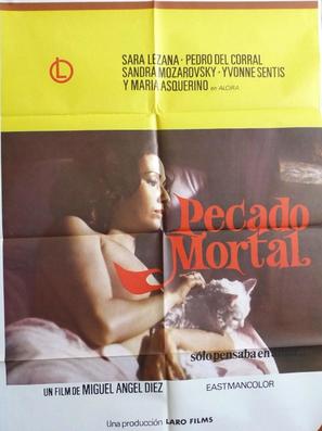 Pecado mortal - Italian Movie Poster (thumbnail)