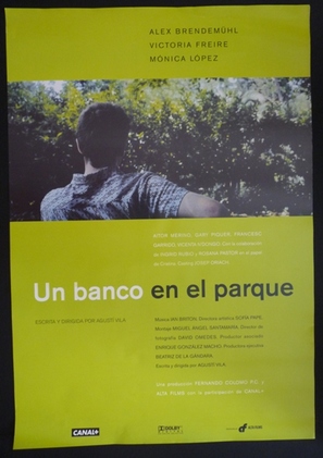 Un banco en el parque - Spanish Movie Poster (thumbnail)