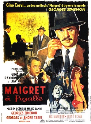 Maigret &agrave; Pigalle - French Movie Poster (thumbnail)