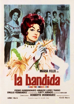 La bandida - Spanish Movie Poster (thumbnail)