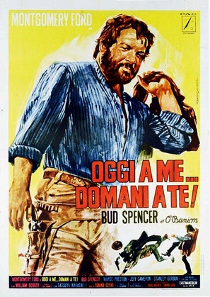 Today We Kill Tomorrow We Die - Italian Movie Poster (thumbnail)