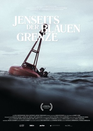 Jenseits der blauen Grenze - German Movie Poster (thumbnail)