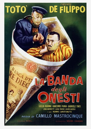 La banda degli onesti - Italian Theatrical movie poster (thumbnail)
