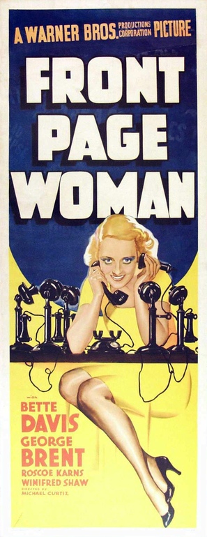 Front Page Woman - Movie Poster (thumbnail)
