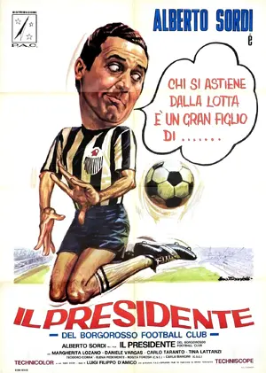 Il presidente del Borgorosso Football Club Poster