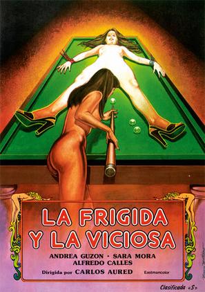 La fr&iacute;gida y la viciosa - Spanish Movie Poster (thumbnail)