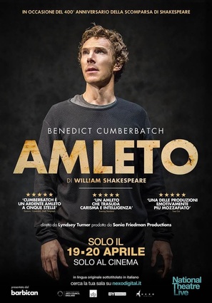 National Theatre Live: Hamlet - Italian Movie Poster (thumbnail)