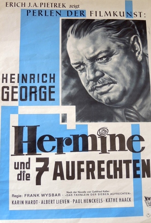 Hermine und die sieben Aufrechten - German Movie Poster (thumbnail)