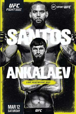 &quot;UFC on ESPN&quot; Santos vs. Ankalaev - Movie Poster (thumbnail)