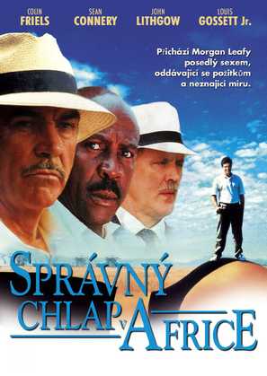 A Good Man in Africa - Czech DVD movie cover (thumbnail)
