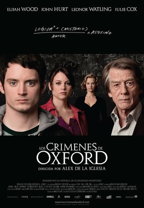 The Oxford Murders - Spanish Theatrical movie poster (thumbnail)