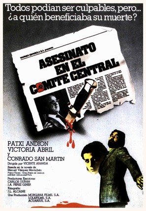 Asesinato en el Comit&eacute; Central - Spanish Movie Poster (thumbnail)