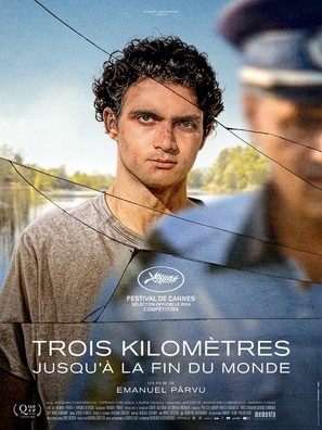 Trei kilometri p&acirc;na la capatul lumii - French Movie Poster (thumbnail)