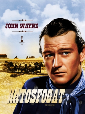 Stagecoach - Hungarian DVD movie cover (thumbnail)