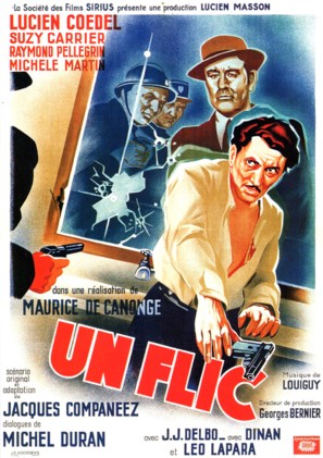 Un flic - French Movie Poster (thumbnail)