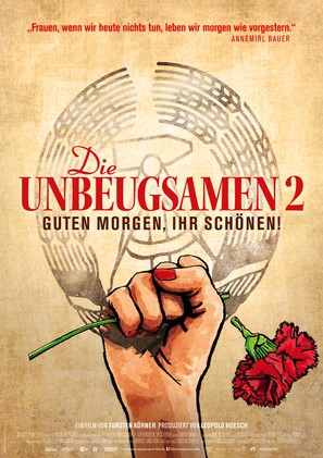 DIE UNBEUGSAMEN 2: Guten Morgen, ihr Sch&ouml;nen! - German Movie Poster (thumbnail)