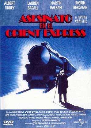 Murder on the Orient Express - Spanish DVD movie cover (thumbnail)