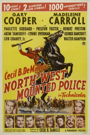North West Mounted Police - Movie Poster (thumbnail)