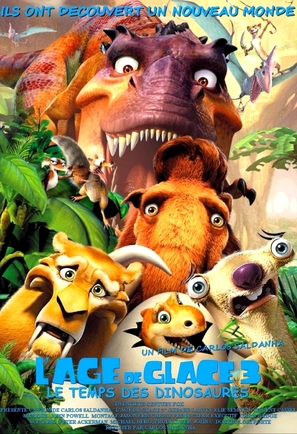 Ice Age: Dawn of the Dinosaurs - French Movie Poster (thumbnail)