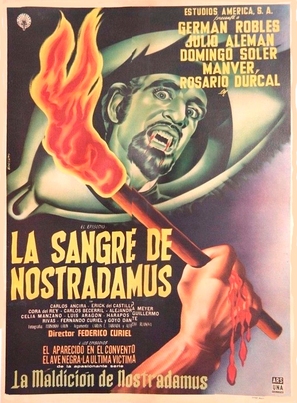 La sangre de Nostradamus - Mexican Movie Poster (thumbnail)