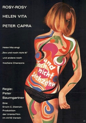 ...und noch nicht sechzehn - German Movie Poster (thumbnail)