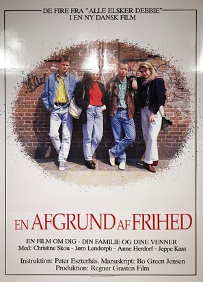 En afgrund af frihed - Danish Movie Poster (thumbnail)