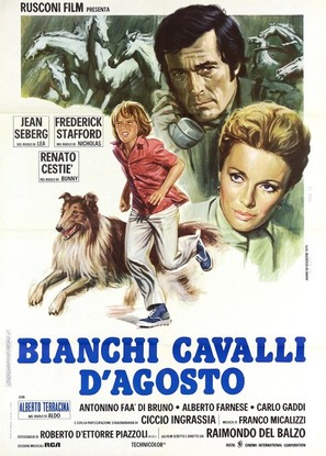 Bianchi cavalli d&#039;Agosto - Italian Movie Poster (thumbnail)