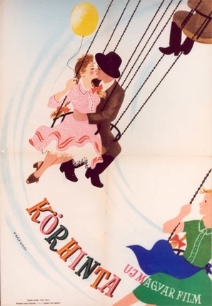 K&ouml;rhinta - Hungarian Movie Poster (thumbnail)
