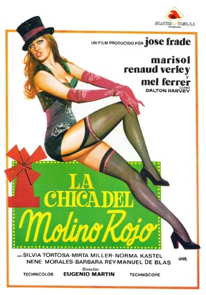 Chica del Molino Rojo, La - Spanish Movie Poster (thumbnail)