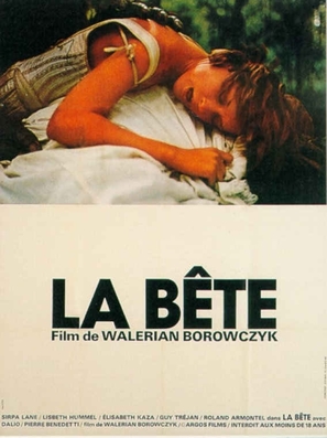 La b&ecirc;te - French Movie Poster (thumbnail)