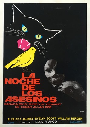 La noche de los asesinos - Spanish Movie Poster (thumbnail)