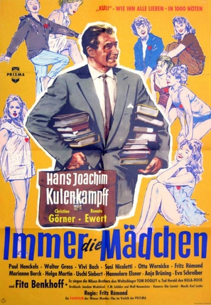 Immer die M&auml;dchen - German Movie Poster (thumbnail)