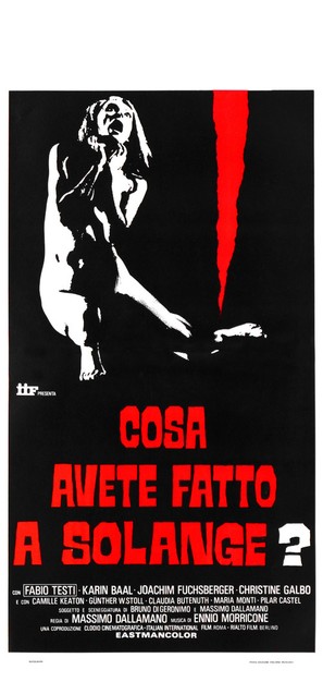 Cosa avete fatto a Solange? - Italian Movie Poster (thumbnail)