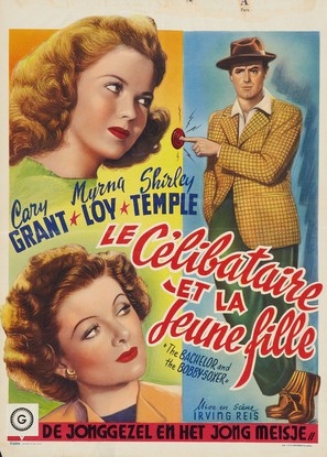 The Bachelor and the Bobby-Soxer - Belgian Movie Poster (thumbnail)