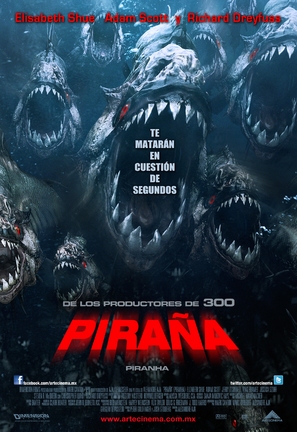 Piranha - Mexican Movie Poster (thumbnail)