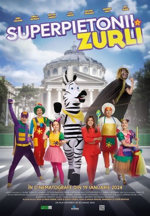 Superpietonii Zurli - Romanian Movie Poster (thumbnail)