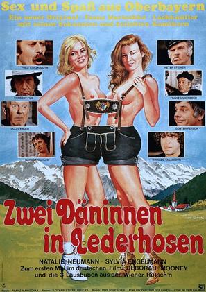 Zwei D&auml;ninnen in Lederhosen - German Movie Poster (thumbnail)