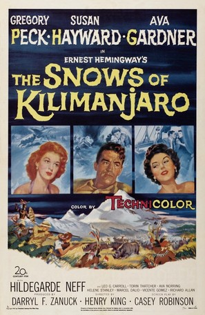 The Snows of Kilimanjaro - Movie Poster (thumbnail)