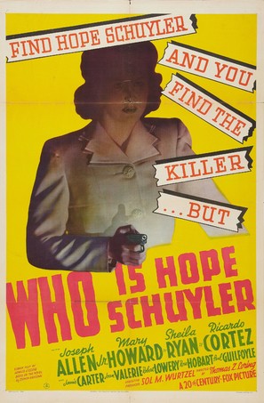 Who Is Hope Schuyler? - Movie Poster (thumbnail)