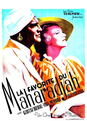 Die Liebe des Maharadscha - Belgian Movie Poster (thumbnail)