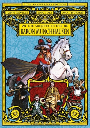 The Adventures of Baron Munchausen - German DVD movie cover (thumbnail)