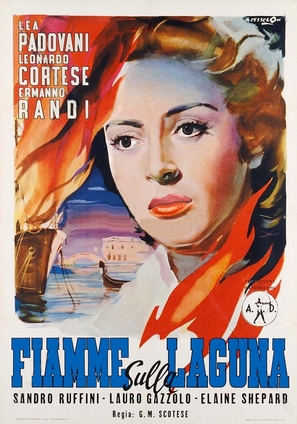 Fiamme sulla laguna - Italian Movie Poster (thumbnail)