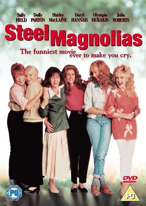 Steel Magnolias - British DVD movie cover (thumbnail)