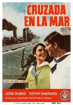 Cruzada en la mar - Spanish Movie Poster (thumbnail)