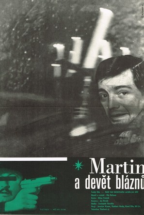 Martin a devet bl&aacute;znu - Czech Movie Poster (thumbnail)