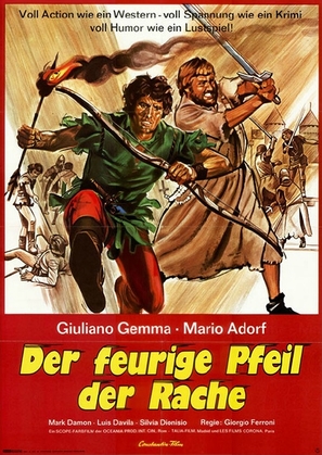 L&#039;arciere di fuoco - German Movie Poster (thumbnail)