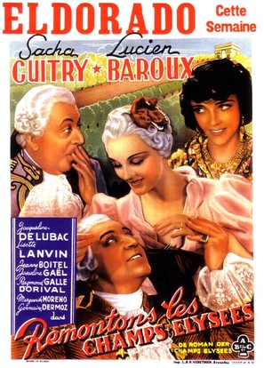 Remontons les Champs-&Eacute;lys&eacute;es - Belgian Movie Poster (thumbnail)