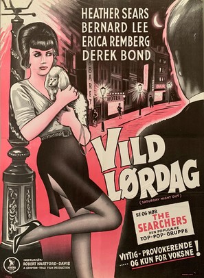 Saturday Night Out - Danish Movie Poster (thumbnail)