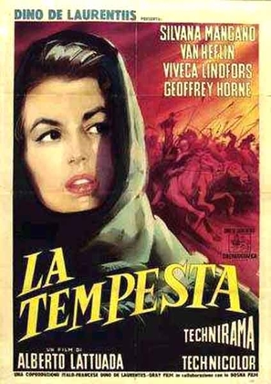 La tempesta - Italian Movie Poster (thumbnail)