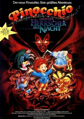 Pinocchio and the Emperor of the Night - German Movie Poster (thumbnail)